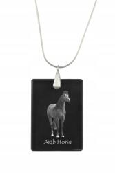 Art-Dog Tisztavérű arab ló ezüst nyaklánc kristály medállal (5055882456013)