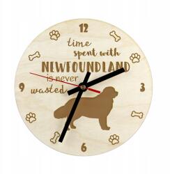 Újfundland gravírozott kutyaóra, átmérő 30 cm, kutya neve (5055882400320)