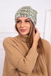 Kesi Lora női sapka K312 zöld+barna