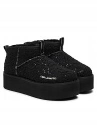 Karl Lagerfeld Eredeti Bebújós Hótaposó Szövet Bélelt Fekete 41 (1K2ARL)