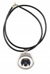 Art-Dog Leonberger szíjas medál geometrikus kutyával, nyaklánc (5056739231197)