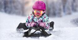 Plastkon Neon markolatú szörnyeteg szánkó fekete/rózsaszín (8595096959155)