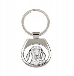 Art-Dog Tacskó rövidszőrű kutya kulcstartó, fényképes kulcstartó, medál (5055882471641)