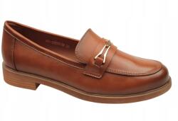 W. POTOCKI Lordsy Női félcipő 25-12555B 36 Barna Lapos, csattal (25-12555B)