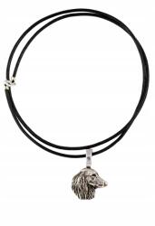 Art-Dog Tacskó hosszú szőrű nyaklánc kutyával, apró medál szíjjal (5906111283941)