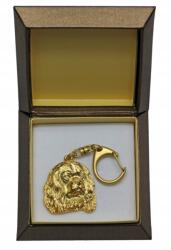 Art-Dog Cavalier King Charles spániel aranyozott kutya kulcstartó díszdobozban (5906111205301)