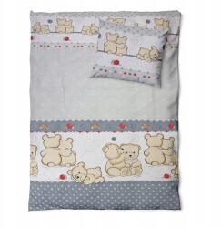 Ankras Gyerek Ágyneműhuzat 120x160 50x70 Mintás 2 részes (P-2 160/120 50/70 PRZYJACIELE SZARY)