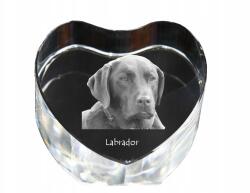 Art-Dog Labrador retriever kristály szív, dísz, kutya fénykép ajándéktárgy (5055882445260)