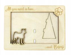 Art-Dog Medence gravírozott képkeret kutyával, kutya neve, formátum 10x15 cm (5906111233021)