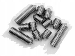  M10x10 Nyomócsavar fej nélkül rozsdamentes Kúp Inox A2 914 (10) (0914210010)