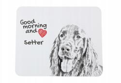 Art-Dog Angol szetter egérpad kutyával, az Ön fényképével (5055882491359)