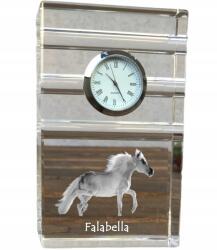  Falabella ló kristály asztali karóra az Ön fényképével, ajándéktárgy (5060383201765)