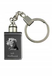 Art-Dog Ír farkaskutya kristály kulcstartó kutya fényképes kulcstartó (5055882427228)