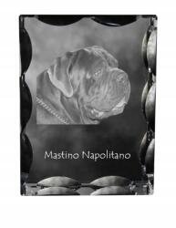 Art-Dog Nápolyi masztiff kutya fotó díszes kristályban, ajándéktárgy, dekoráció (5055882448278)