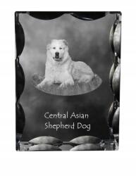 Art-Dog Közép-ázsiai juhászkutya kutya kép díszes kristályban, ajándéktárgy (5055882448100)