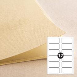 Print&Stick Dekorációs címkék ekrü/krém csíkos 84x45mm (20122)