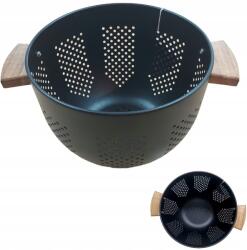 MPLCo Cédrusfa Fekete Acél Szűrő 22 CM, Gyümölcs Mararon Nyéllel (22180195)