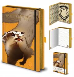 Pyramid International A5-ös prémium jegyzetfüzet, Harry Potter Hugrabugos motívum, aranyos dizájn (SR73787)