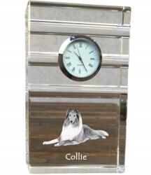  Skót juhászkutya, Collie kristály asztali karóra az Ön fényképével (5060383449556)