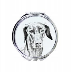 Doberman kompakt zsebtükör kutyával, fényképpel (5055882481169)