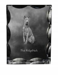 Art-Dog Thai Ridgeback kutya kép díszes kristályban, ajándéktárgy, lakásdekoráció (5055882449305)