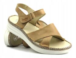 Helios Női Szandál Helios 123 Bőr, Könnyű, Kényelmes, tépőzárral rögzítve (123.13)