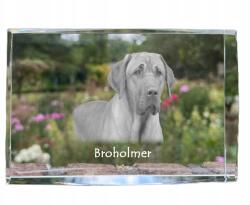 Art-Dog Black and tan coonhound kutya kép kristályban, ajándéktárgy, trófea (5055882467026)