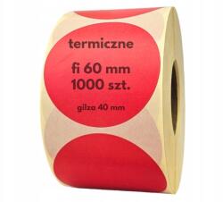  60 mm kerek Piros Termikus címkék fi60 Zebra 1000 db Sárga Alapozó (eterk-czer-fi60-n1000-g40-r1-akr-op1)