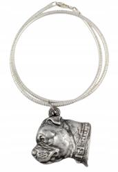 Art-Dog Staffordshire Bull Terrier nyaklánc kutyával medál ezüst láncon (5906111282401)