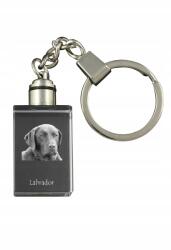 Art-Dog Labrador Retriever kristály kulcstartó kutya kulcstartó fényképpel (5055882427266)