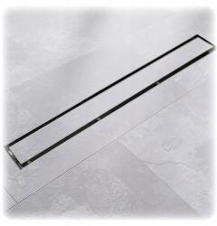 Bituxx Zuhanyfolyóka lineáris rozsdamentes acél 150cm szifonnal (M14767)