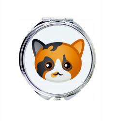 Kaliko macska kompakt zsebtükör macskával, aranyos grafikával (5056739254868)