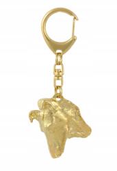 Art-Dog Skót juhászkutya rövidszőrű aranyozott kutya kulcstartó, kulcstartó (5906111204175)