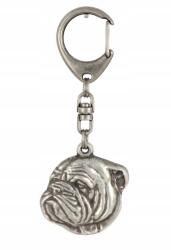 Art-Dog Bulldog kulcstartó kutyával, kulcstartó karabinerrel, medál (5906111202980)