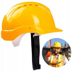 Drel Védősisak Építőipari Sisak Sárga Munkavédelmi Állítható Szellőztetett (CON-SHK-0016)