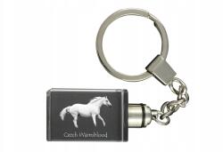 Art-Dog Cseh ló melegvérű kristály kulcstartó ló kulcstartó fényképpel (5055882429338)