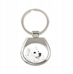 Art-Dog American Eskimo Dog kutya kulcstartó, fényképes kulcstartó, medál (5055882472549)