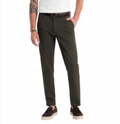 Ombre Férfi chino nadrág Regular Fit sötétzöld V4 OM-PACP-0184 S (166962)