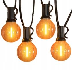  Fényfüzér Lánc 7, 6M Meleg Fehér 12+1 Izzó G40 E12 (6919765756814)