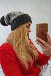 Kesi Milano K203 polár sapka világos szürke+grafit