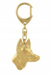 Art-Dog A fáraó kutyája aranyozott kutya kulcstartó, exkluzív kulcstartó (5906111204106)