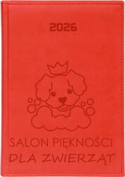 agmART Stílusos Groomer Céges könyvnaptár A5 2026 év gravírozással (kalendarz)