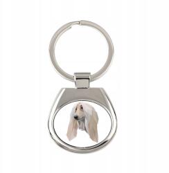 Art-Dog Afgán agár kutya kulcstartó, grafikai kulcstartó, medál (5056739219720)