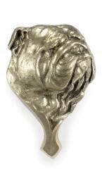 Art-Dog Bulldog sárgaréz ajtó kopogtató kutyával, retro ajtódísz (5906111247165)