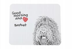Art-Dog Barbet egérpad kutyával, az Ön fényképével (5055882491984)