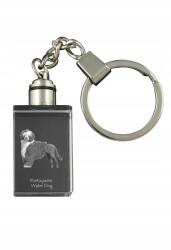 Art-Dog Portugál kutya bizonyíték kristály kulcstartó kutya kulcstartó fényképpel (5055882427891)