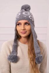 Kesi Balbina K381 női fülvédő sapka, sötétszürke