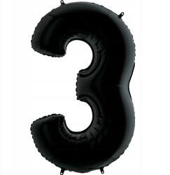 Grabo Fekete fólia lufi 3-as számmal!