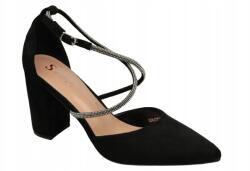 Seastar QA205P 40-es cipő Fekete Divatos Strassz Szilveszter Az Oszlopon (QA205P)