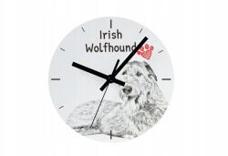  Ír farkaskutya lógó és álló kutya óra, személyre szabható fényképpel (5060381106239)